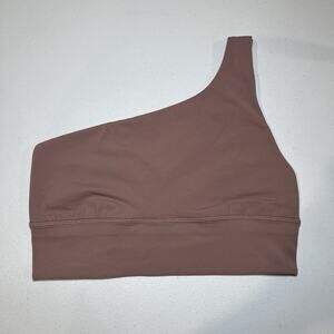 Lululemon Align Asymmetrical Sports Bra Size 8 Crop Top Athletic Gym Yoga